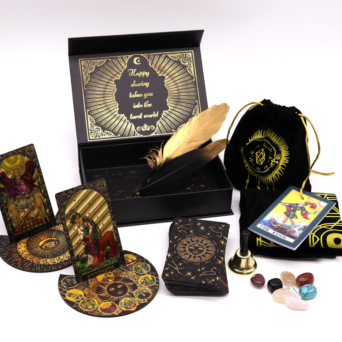 Goldfolie-Tarot – Let the Magic Begin Geschenkset