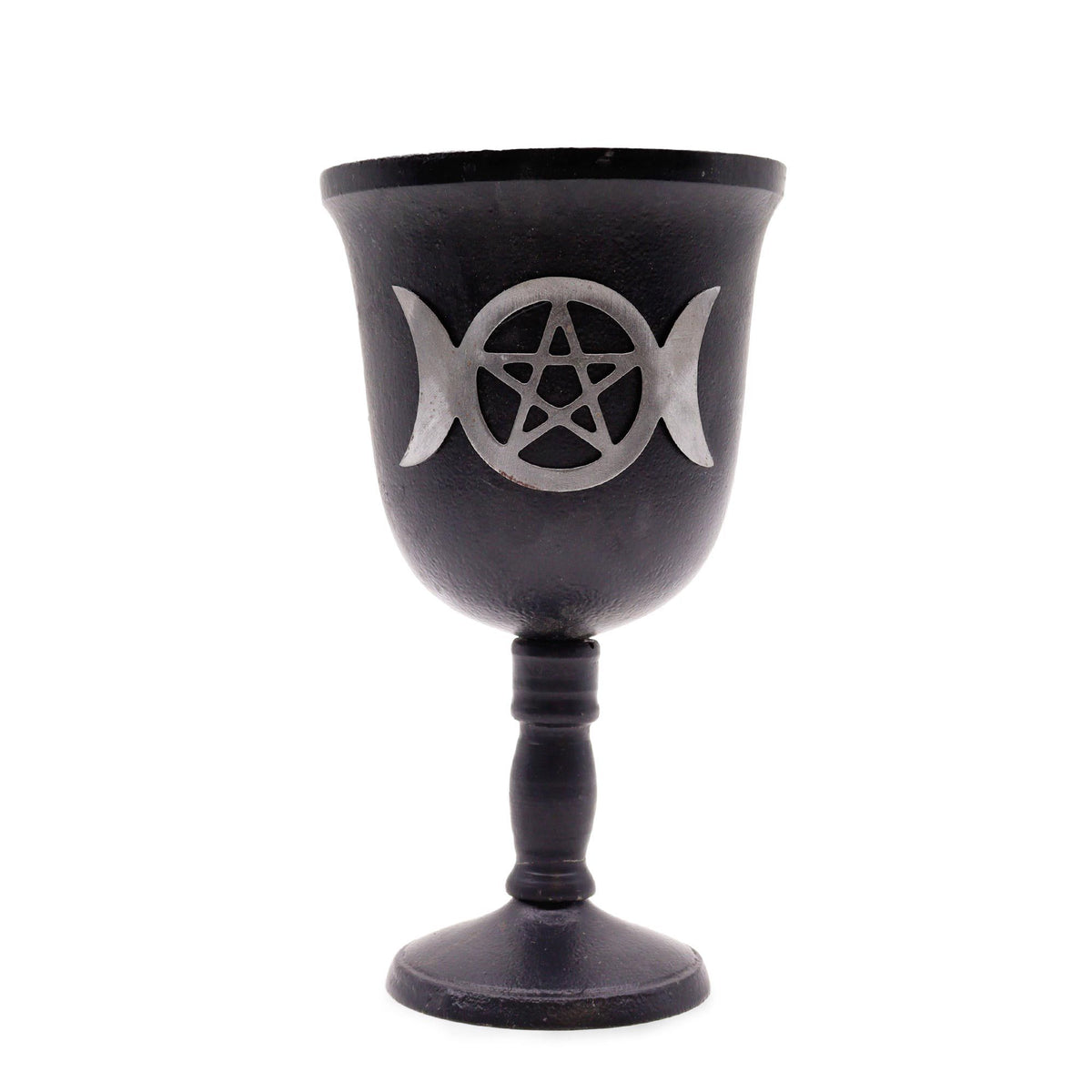 Eiserner Ritualkelch – Triple Moon 20×11 cm