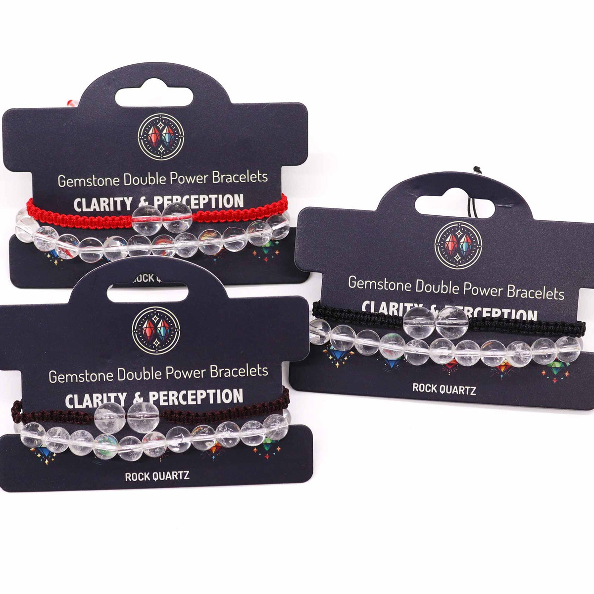 Doppel-Power-Armband Bergkristall