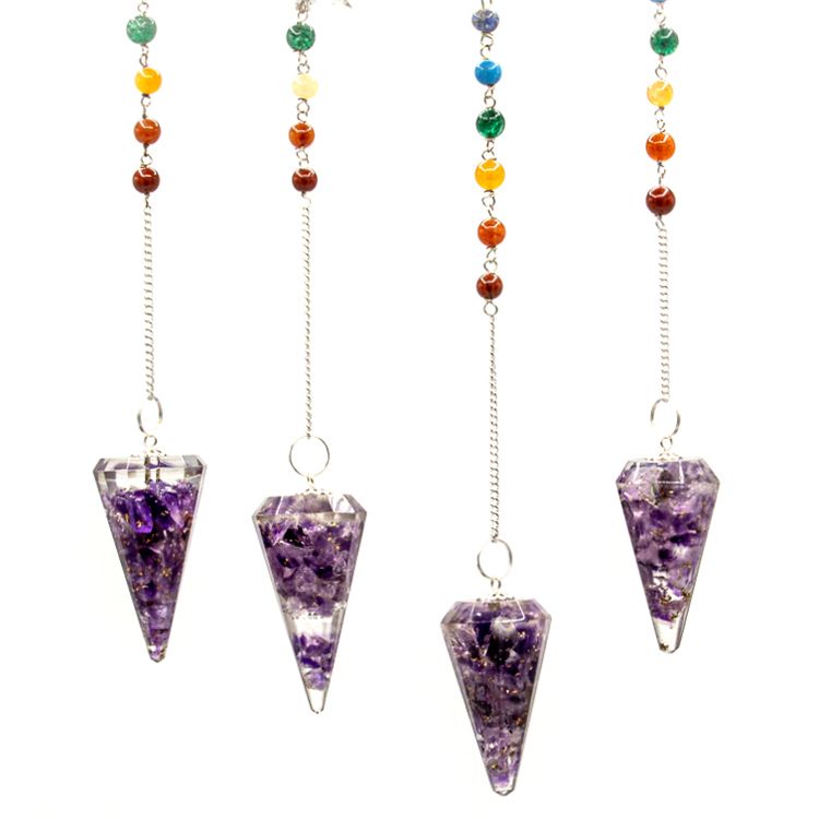 Orgonit Chakra Pendel – Amethyst