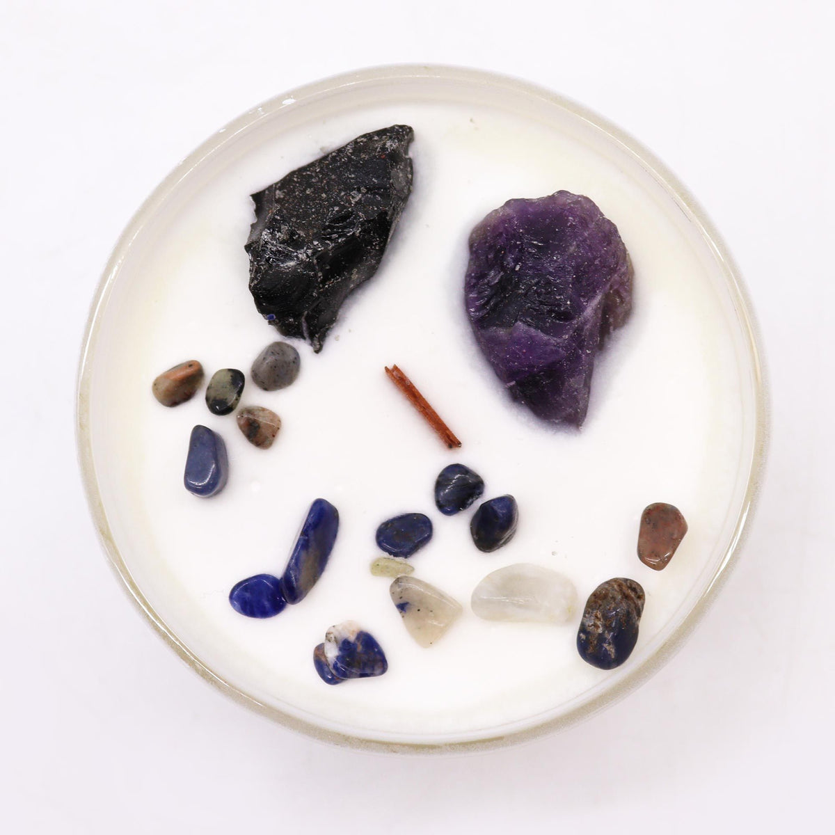 Chakra Kristallkerze – Solarplexus-Chakra