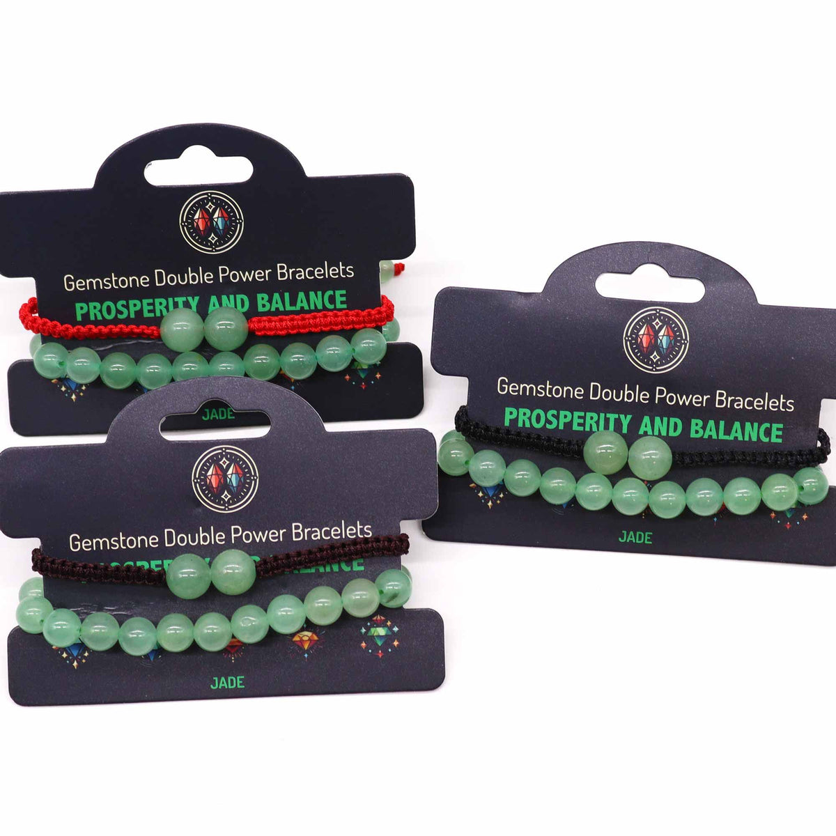 Doppel-Power-Armband Jade