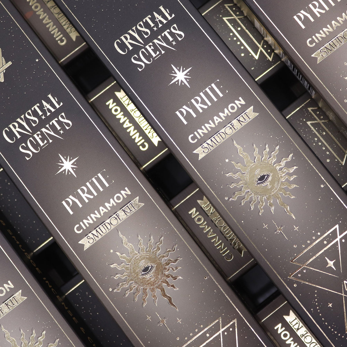 Räucherstäbchen Pyrit Crystal Scents – Zimt