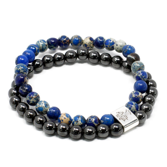 Magnetisches Sodalith-Armband – Edelsteinperlen
