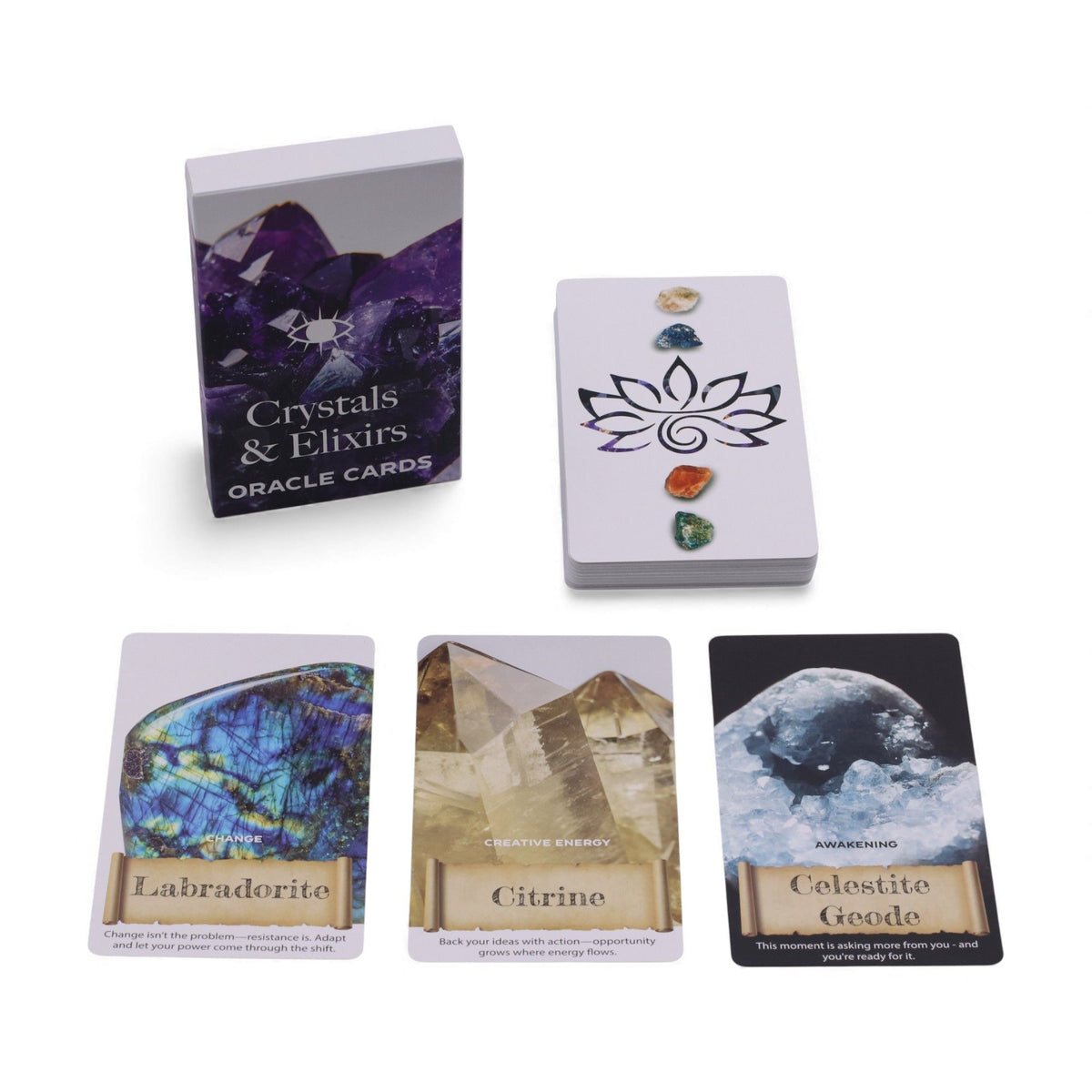 Orakelkarten Crystals & Elixirs – Healing Energy Deck