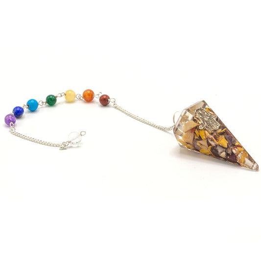 Orgonit Chakra Pendel – Hamsa
