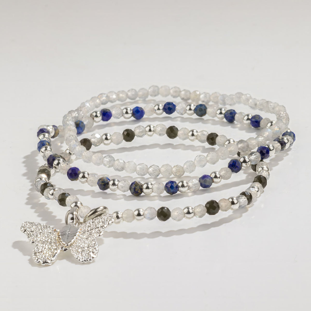 Edelstein-Armbandset Northern Lights – 3-teilig, Nymph