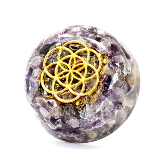 Orgonit Desk Power Pack – Amethyst Kuppel
