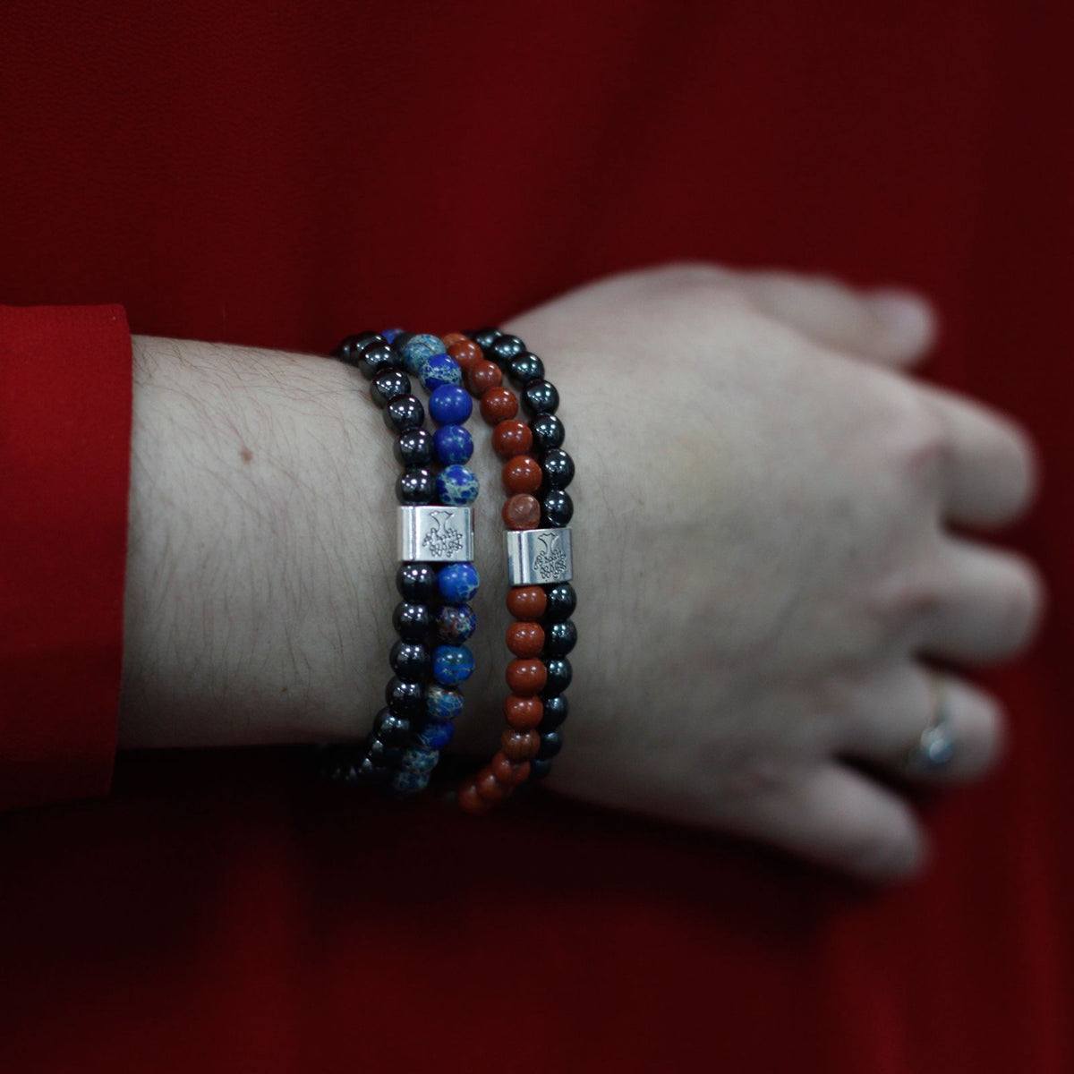 Magnetisches Sodalith-Armband – Edelsteinperlen