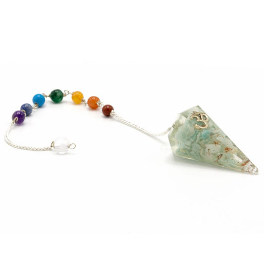 Orgonit Chakra Pendel – Om