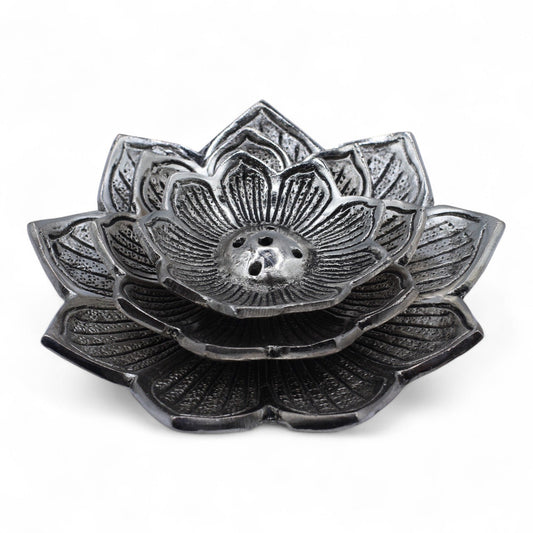 Dreiblüten-Lotus-Räucherhalter