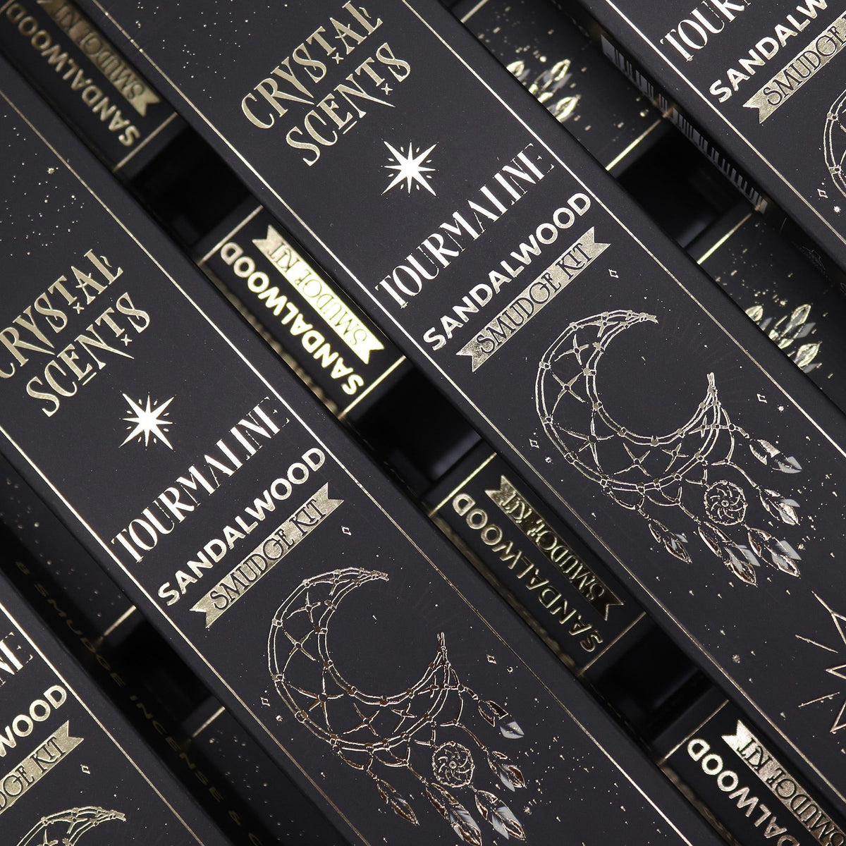 Räucherstäbchen Turmalin Crystal Scents – Sandelholz