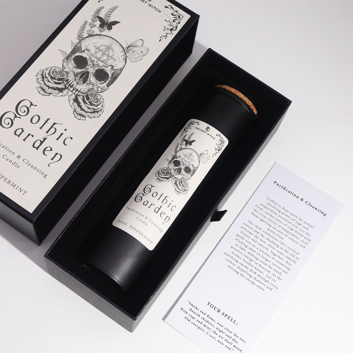 Reinigungskerze Gothic Garden – Ancient Witch