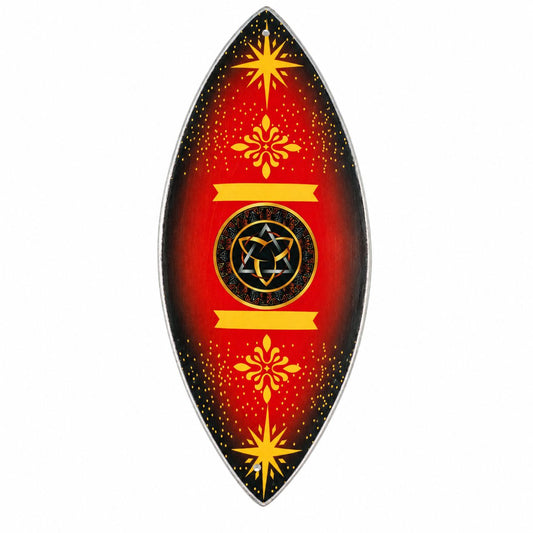 Emaille-Räucherschale Triquetra