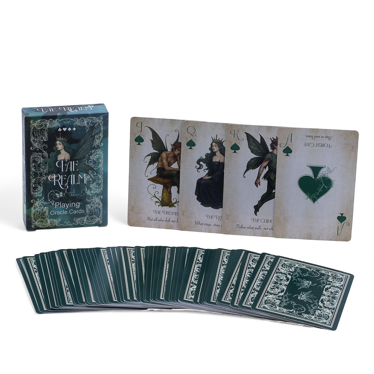 Spiel- und Orakelkarten Fae Realm – Feen-Thema