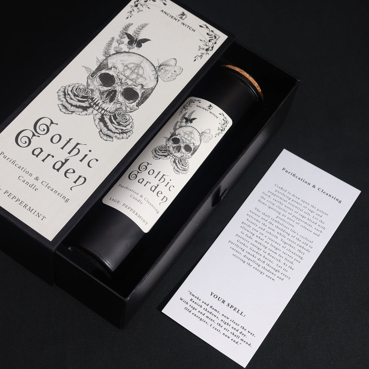 Reinigungskerze Gothic Garden – Ancient Witch