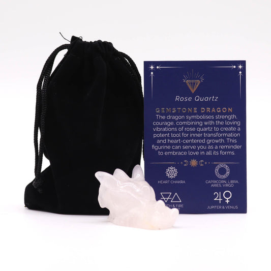 Kleiner Drachenkopf – Rosenquarz 45×30×28 mm