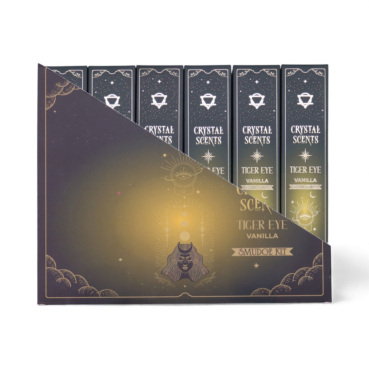 Räucherstäbchen Tigerauge Crystal Scents – Vanille