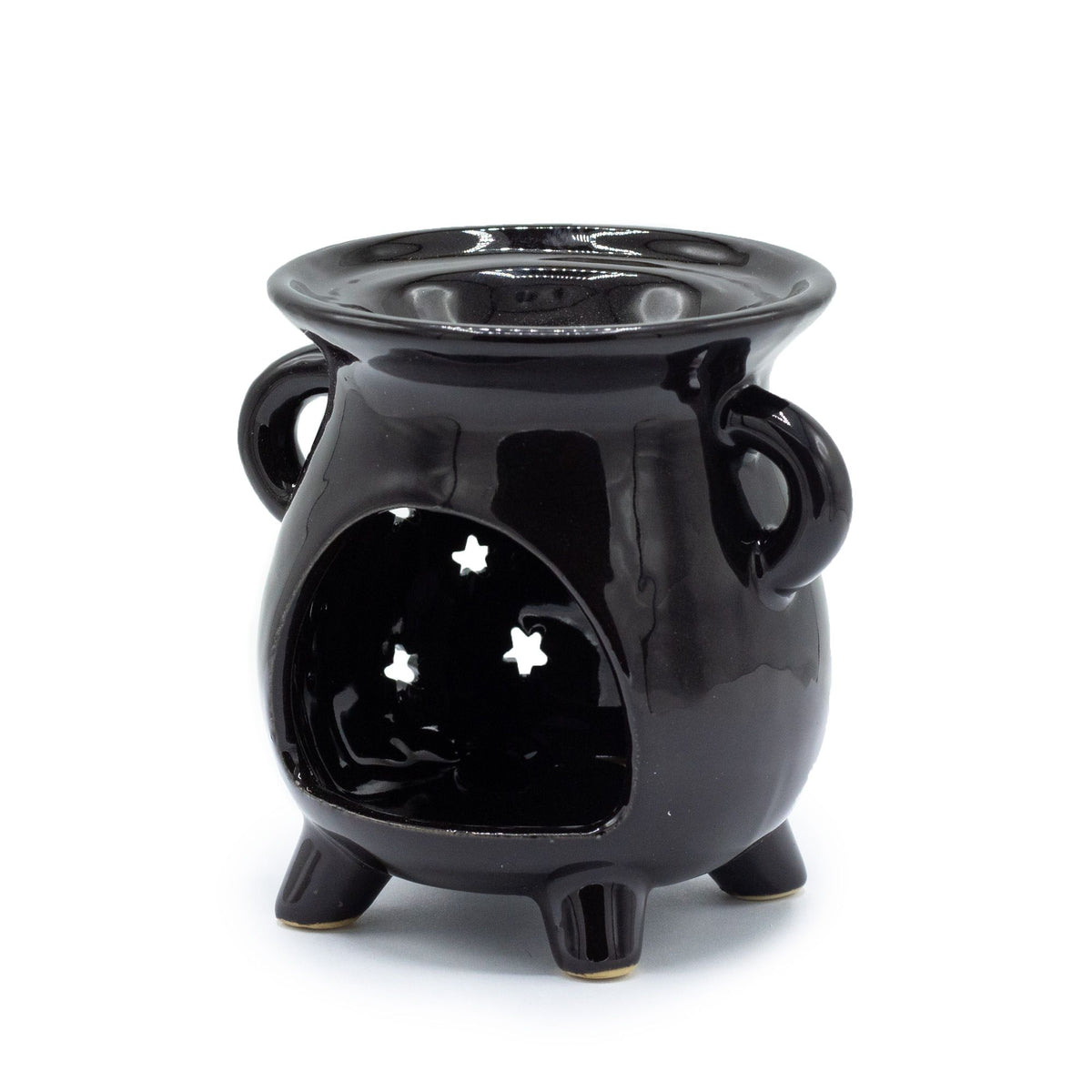 Duftlampe Mond & Sterne – schwarz