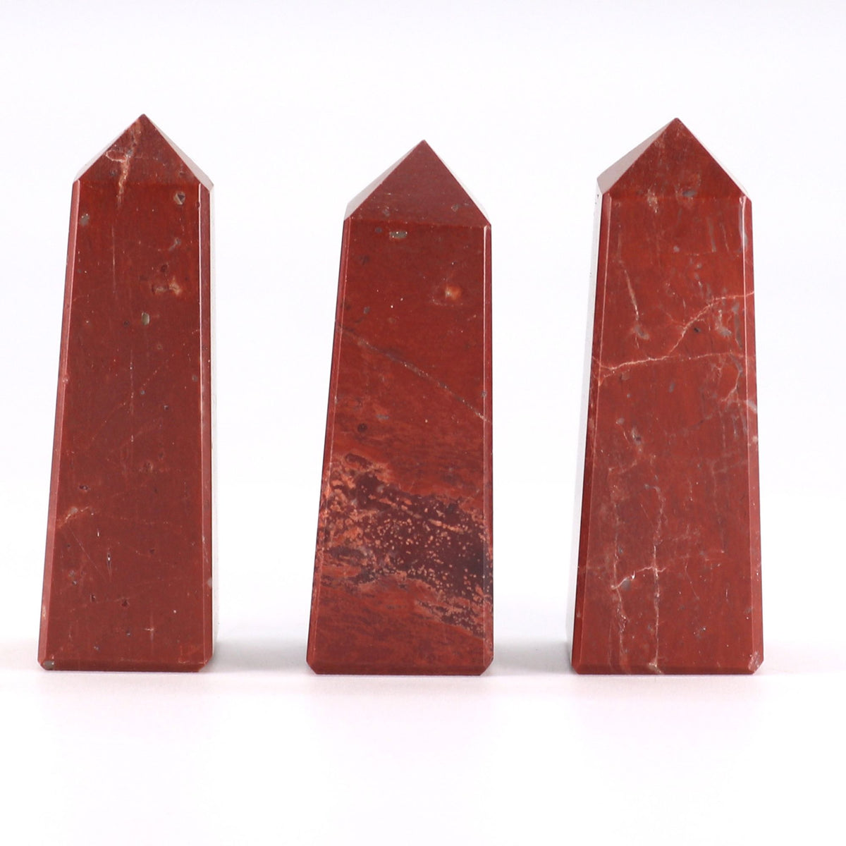 Edelstein-Obelisk ca. 5 cm – Roter Jaspis