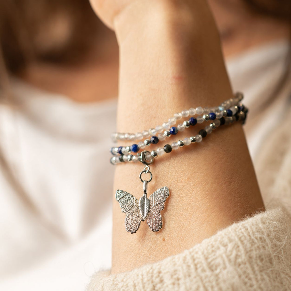 Edelstein-Armbandset Northern Lights – 3-teilig, Nymph