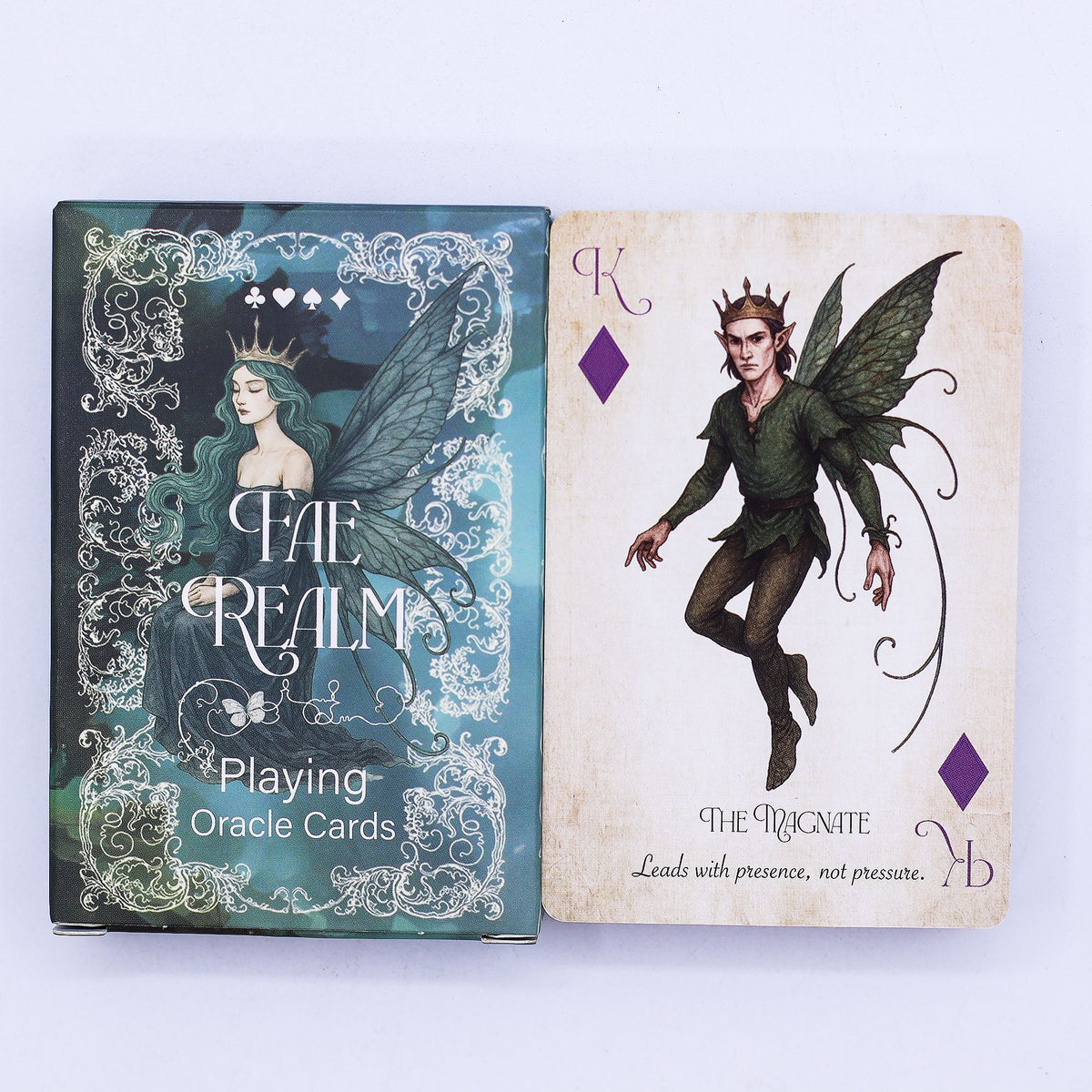 Spiel- und Orakelkarten Fae Realm – Feen-Thema