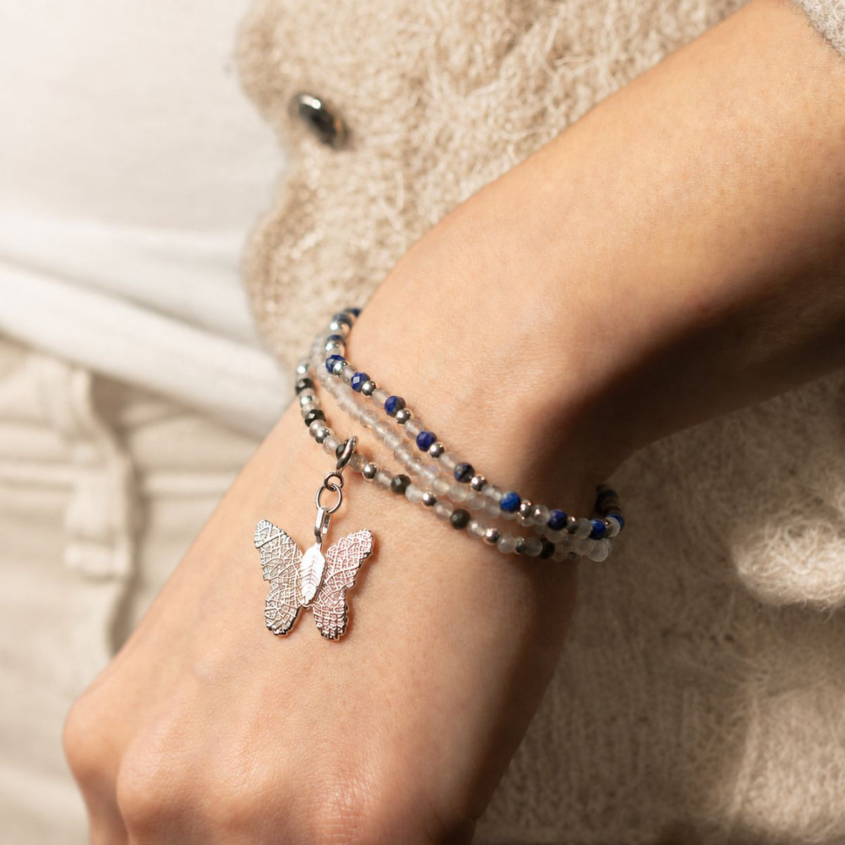 Edelstein-Armbandset Northern Lights – 3-teilig, Nymph