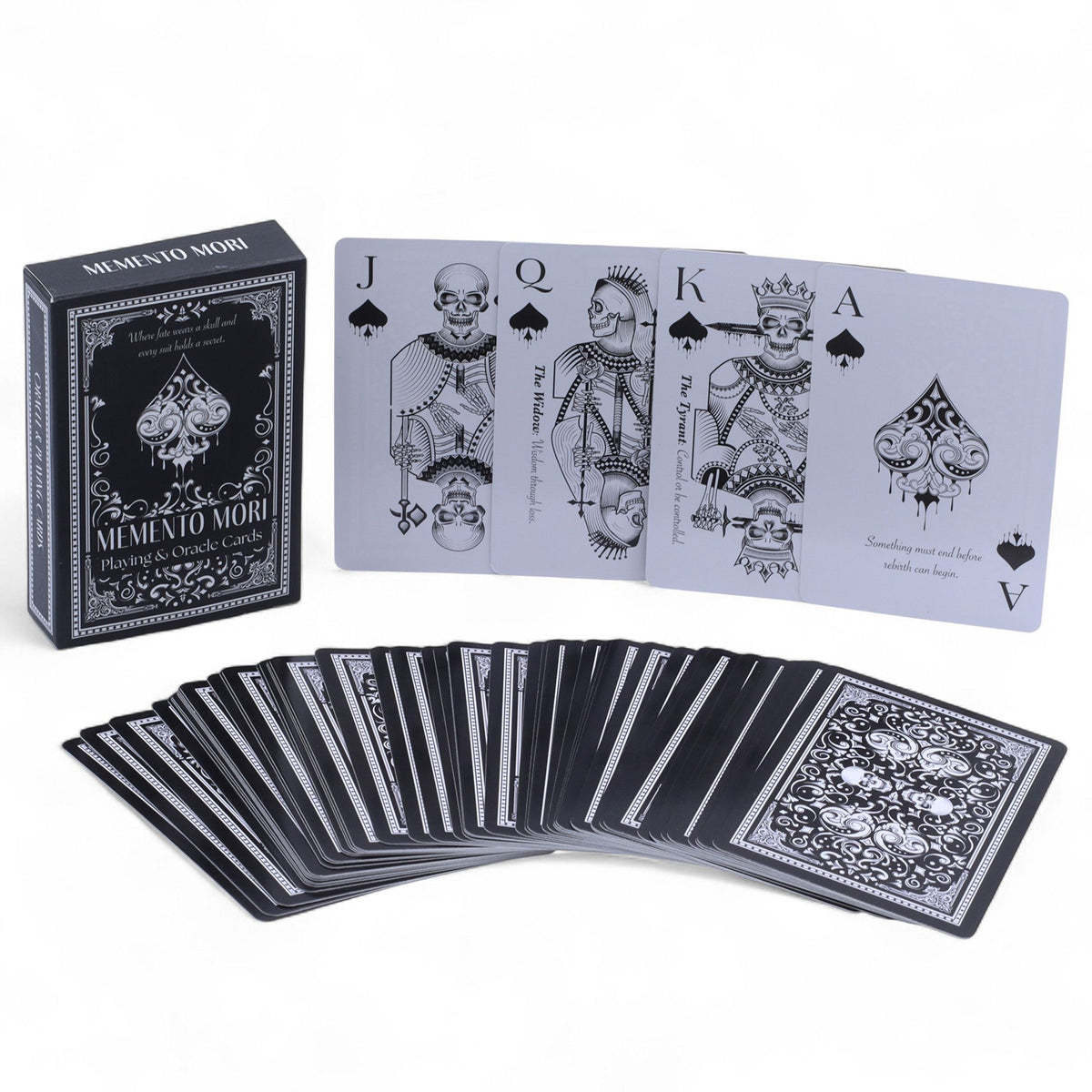 Spiel- und Orakelkarten Memento Mori – Gotisch
