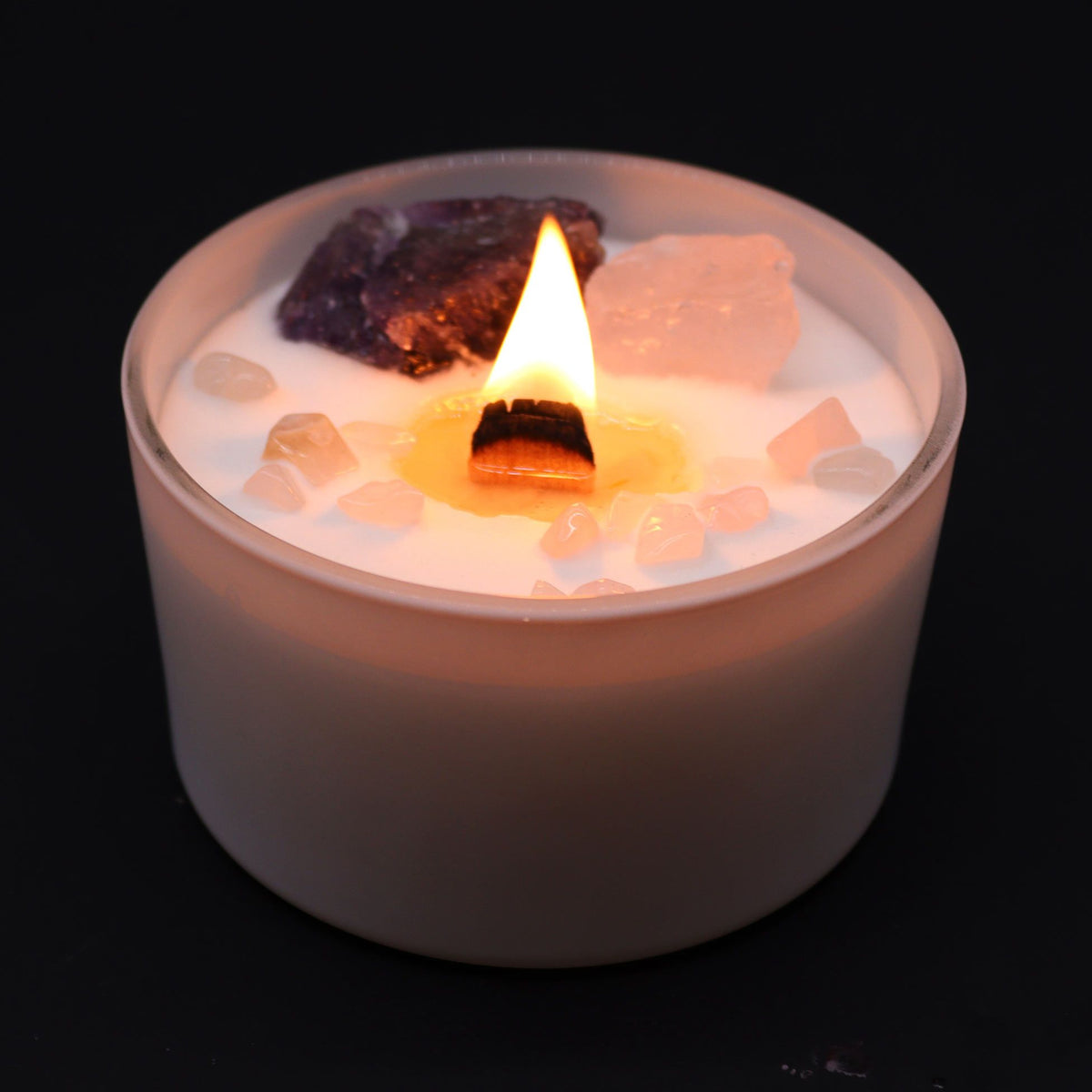 Chakra Kristallkerze – Stirnchakra
