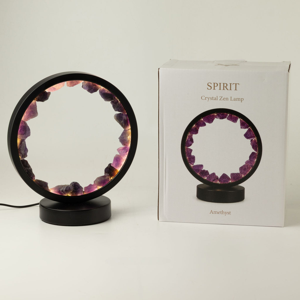 Edelstein Halo Lampe – Zen Spirit – Amethyst