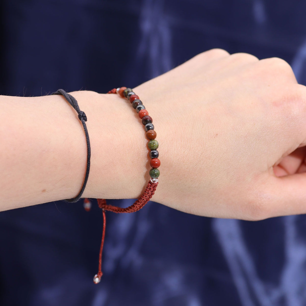 Sternzeichen Kristallkerze mit Edelstein-Armband – Widder