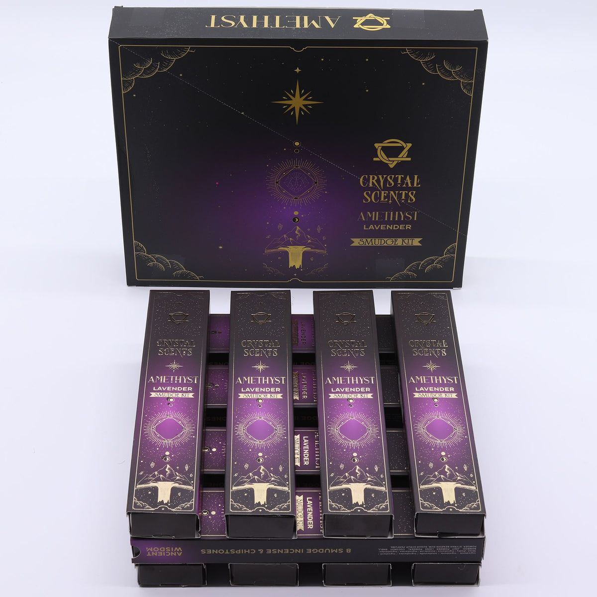 Räucherstäbchen Amethyst Crystal Scents – Lavendel