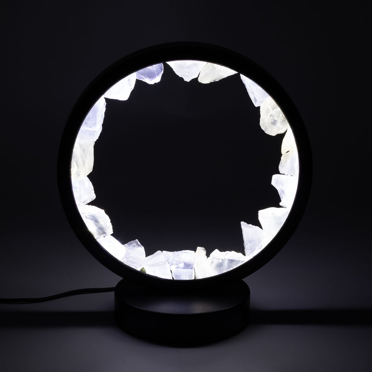 Edelstein Halo Lampe – Zen Mind – Bergkristall