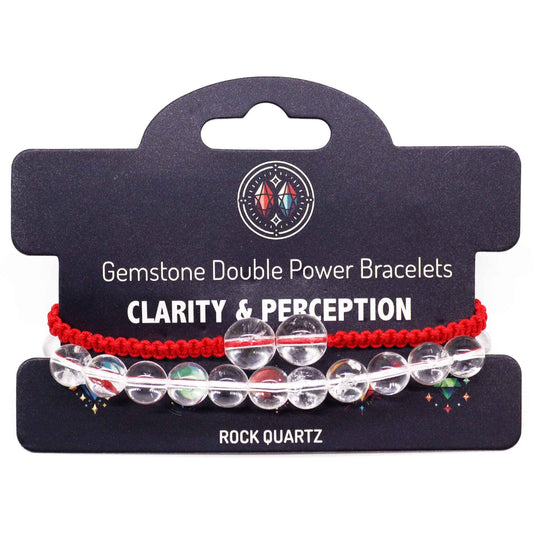 Doppel-Power-Armband Bergkristall