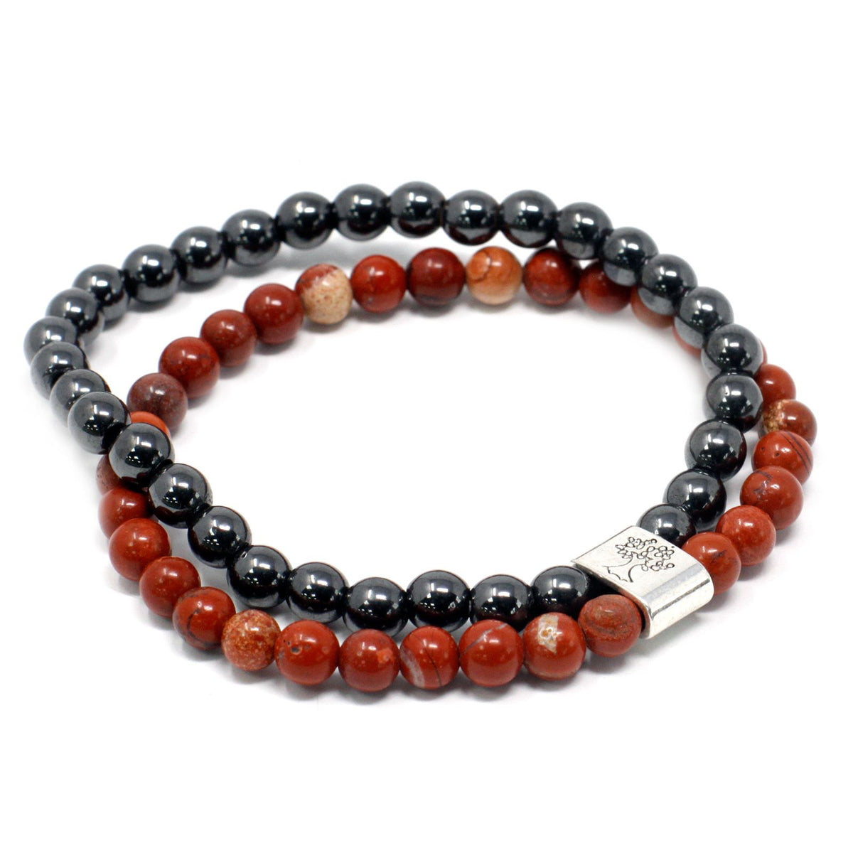 Magnetisches Redstone-Armband – Edelsteinperlen