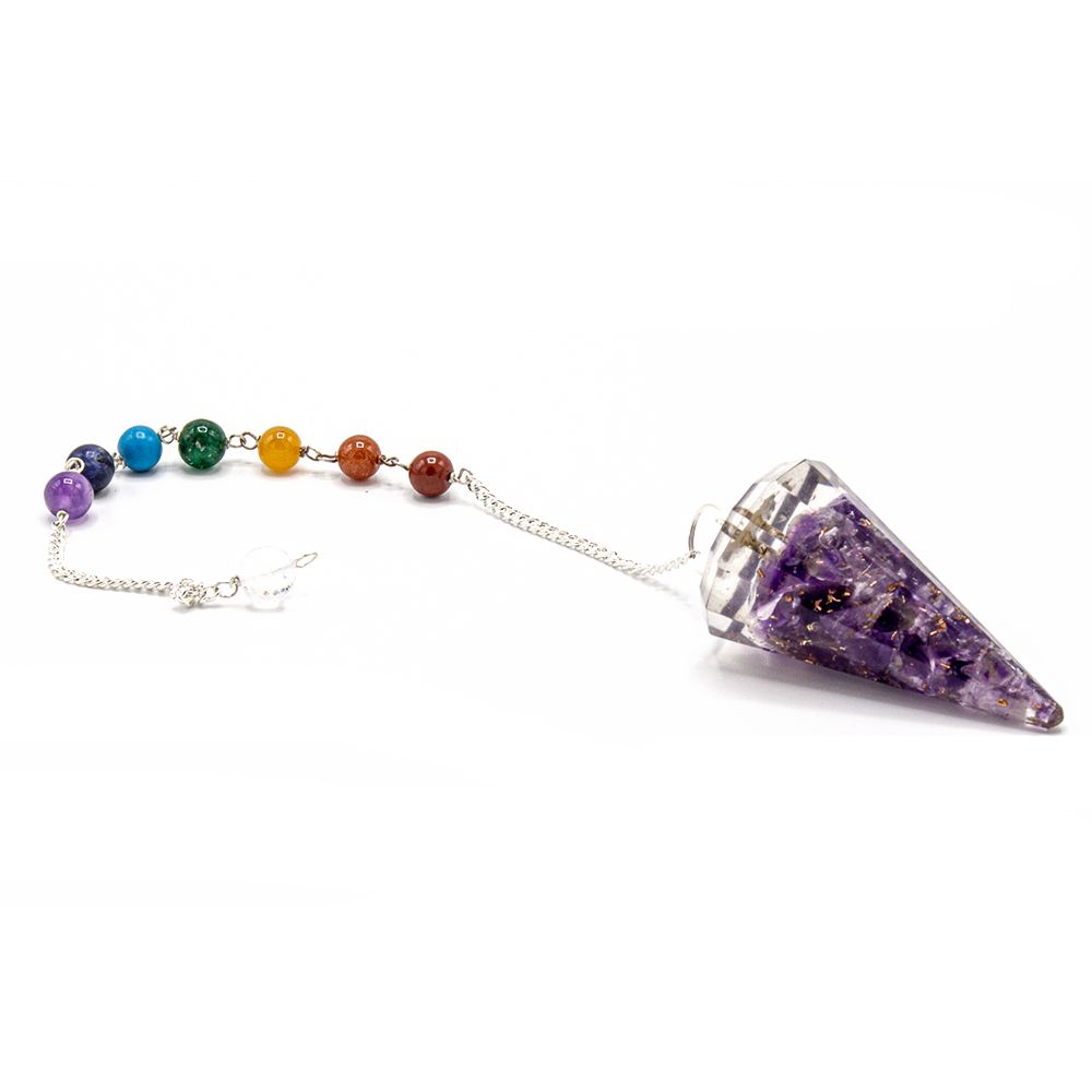 Orgonit Chakra Pendel – Amethyst