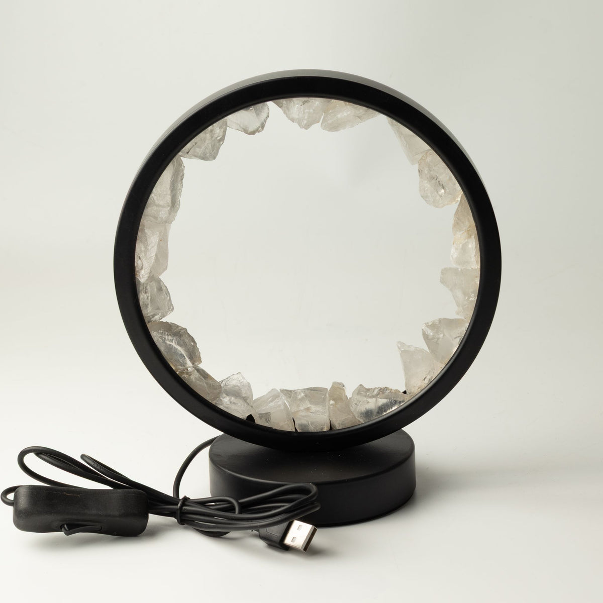 Edelstein Halo Lampe – Zen Mind – Bergkristall