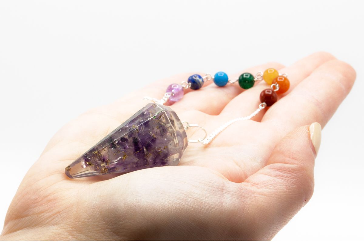 Orgonit Chakra Pendel – Amethyst