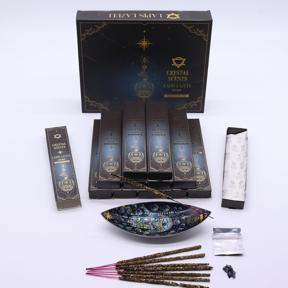 Räucherstäbchen Lapis Crystal Scents – Moschus