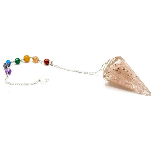 Orgonit Chakra Pendel – Rosenquarz