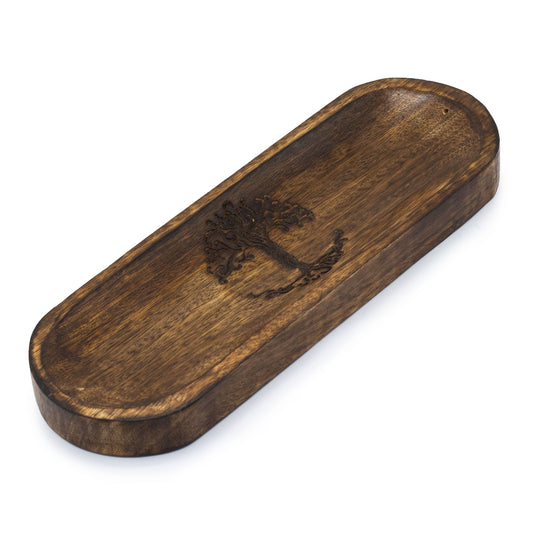 Große Räucherschale 30×10 cm – Lebensbaum