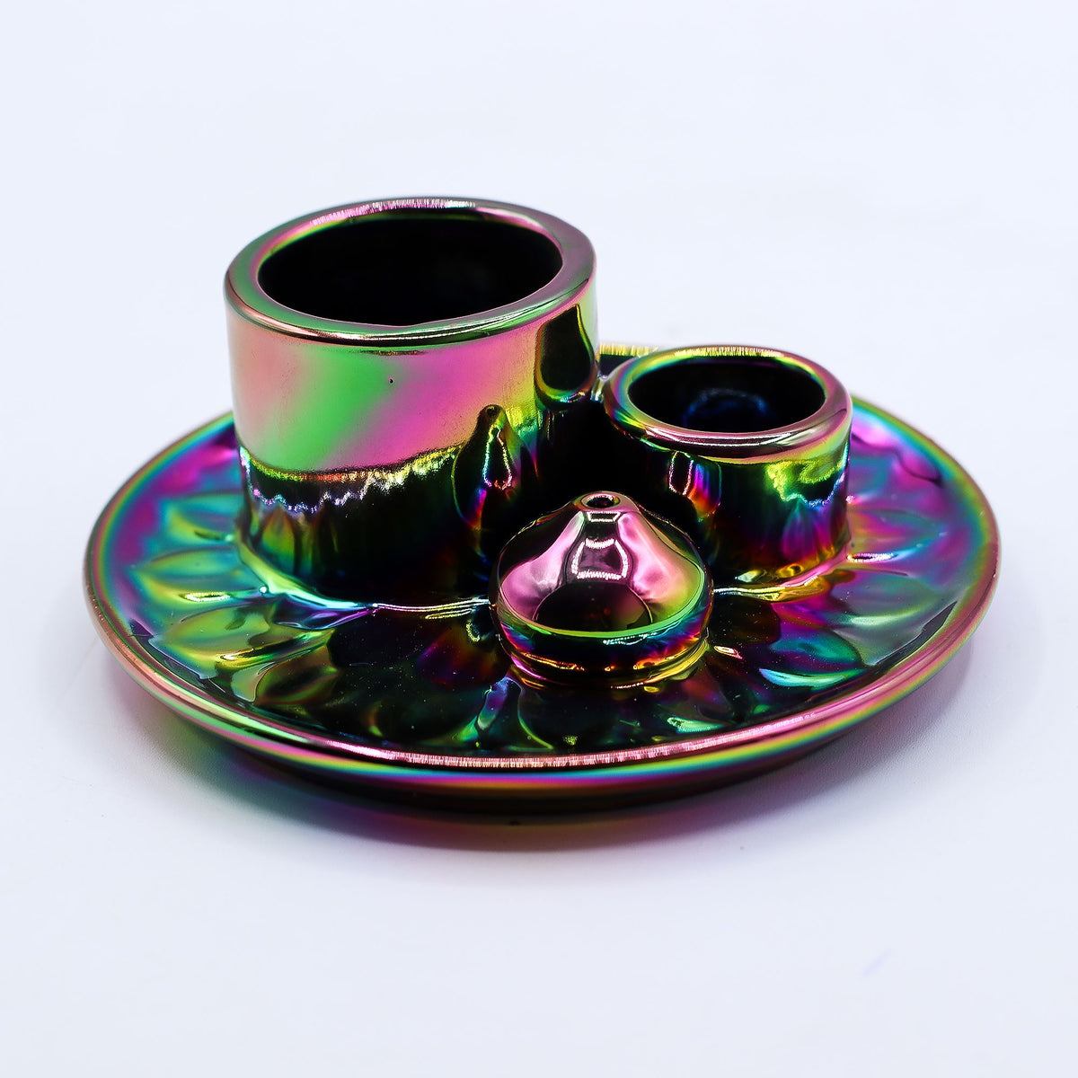 Palo-Santo- & Smudge-Halter – Mandala Metallic Rainbow