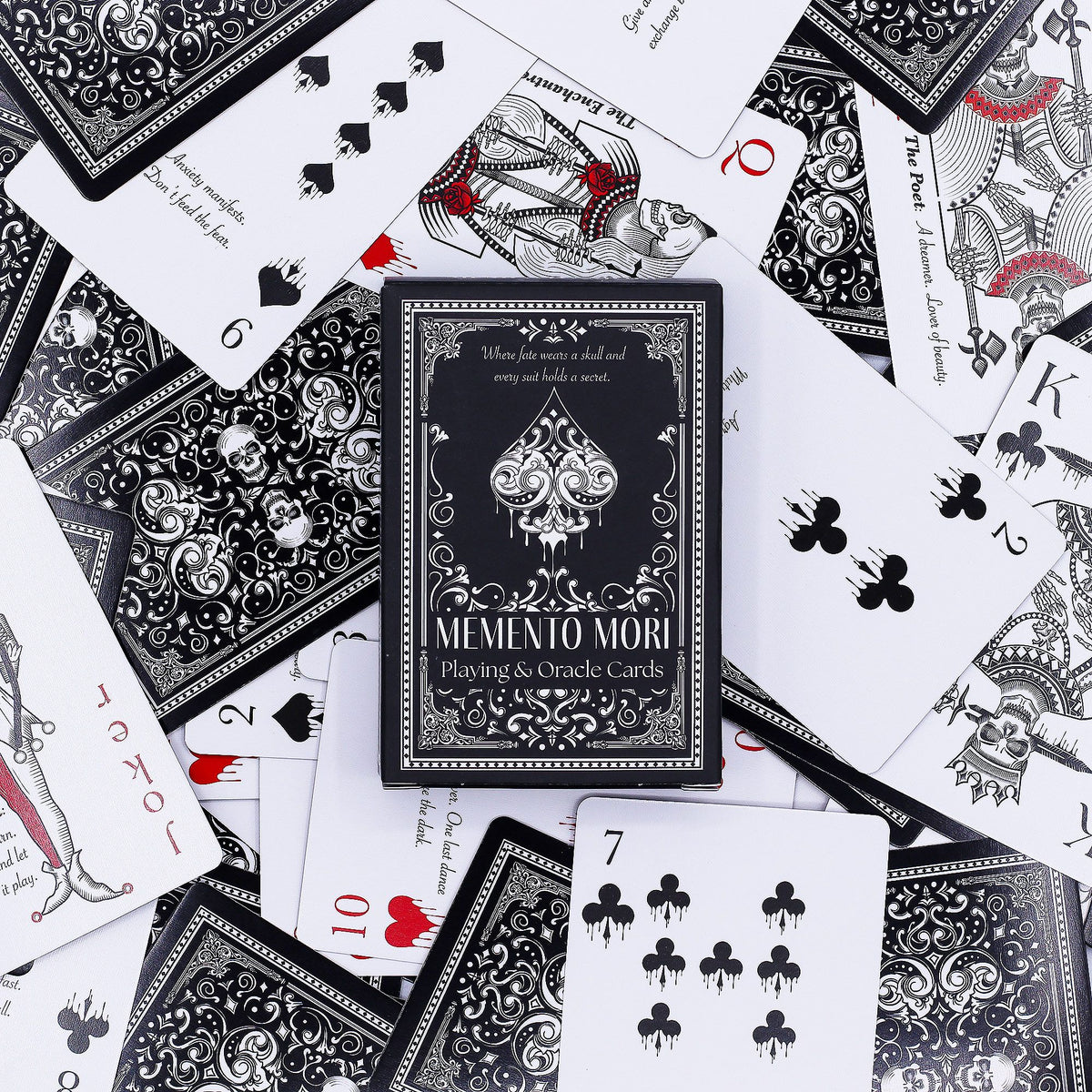 Spiel- und Orakelkarten Memento Mori – Gotisch