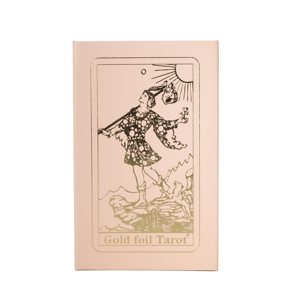 Rosa Tarot-Geschenkset mit Rubinfolie – mit Booklet