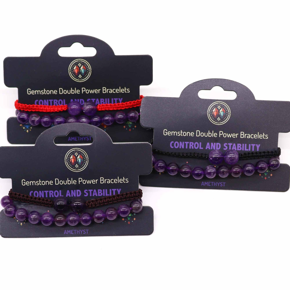 Doppel-Power-Armband Amethyst