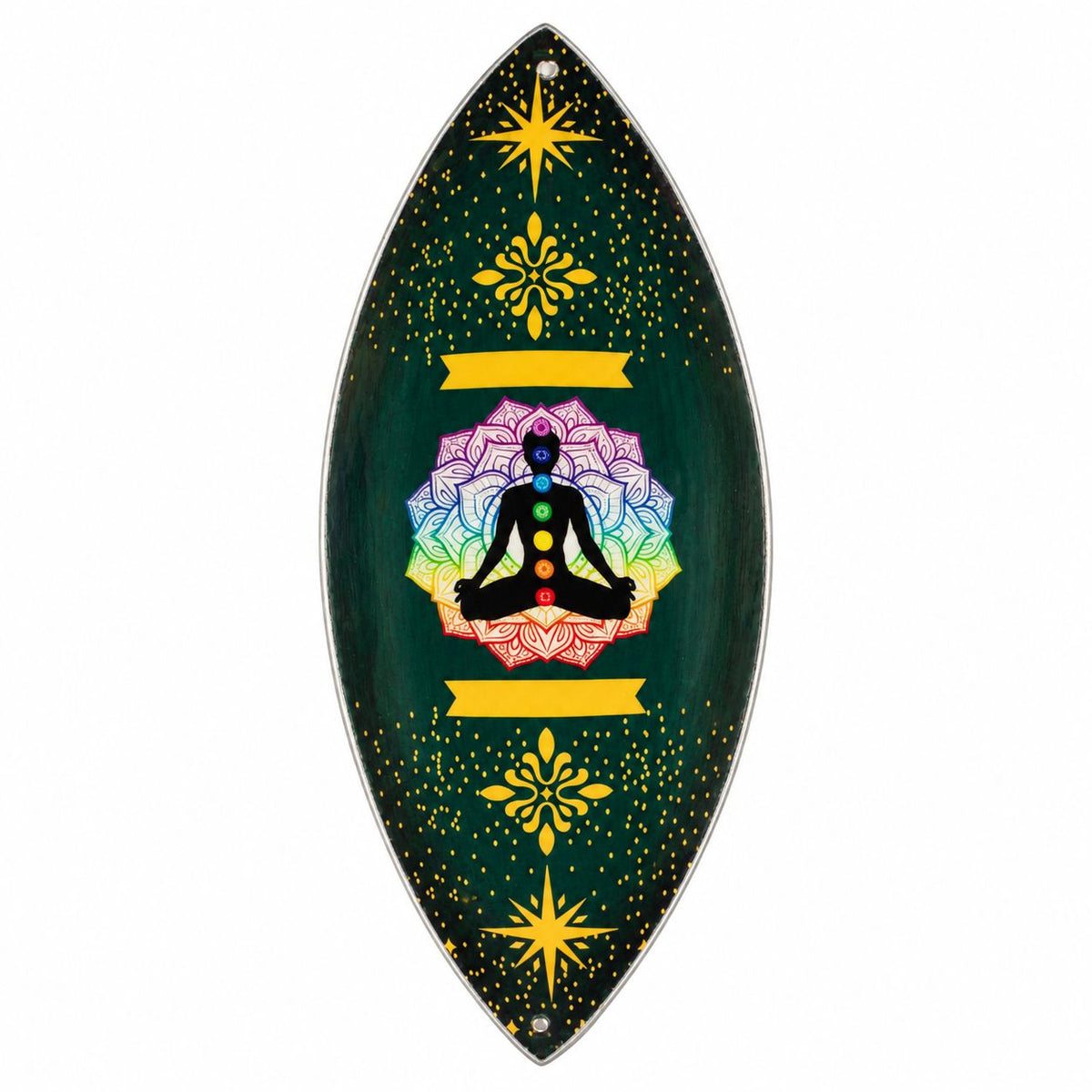 Emaille-Räucherschale Lotus Buddha Chakra