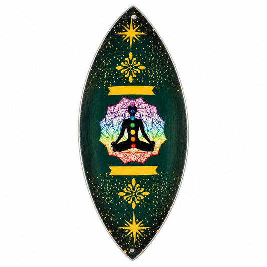 Emaille-Räucherschale Lotus Buddha Chakra