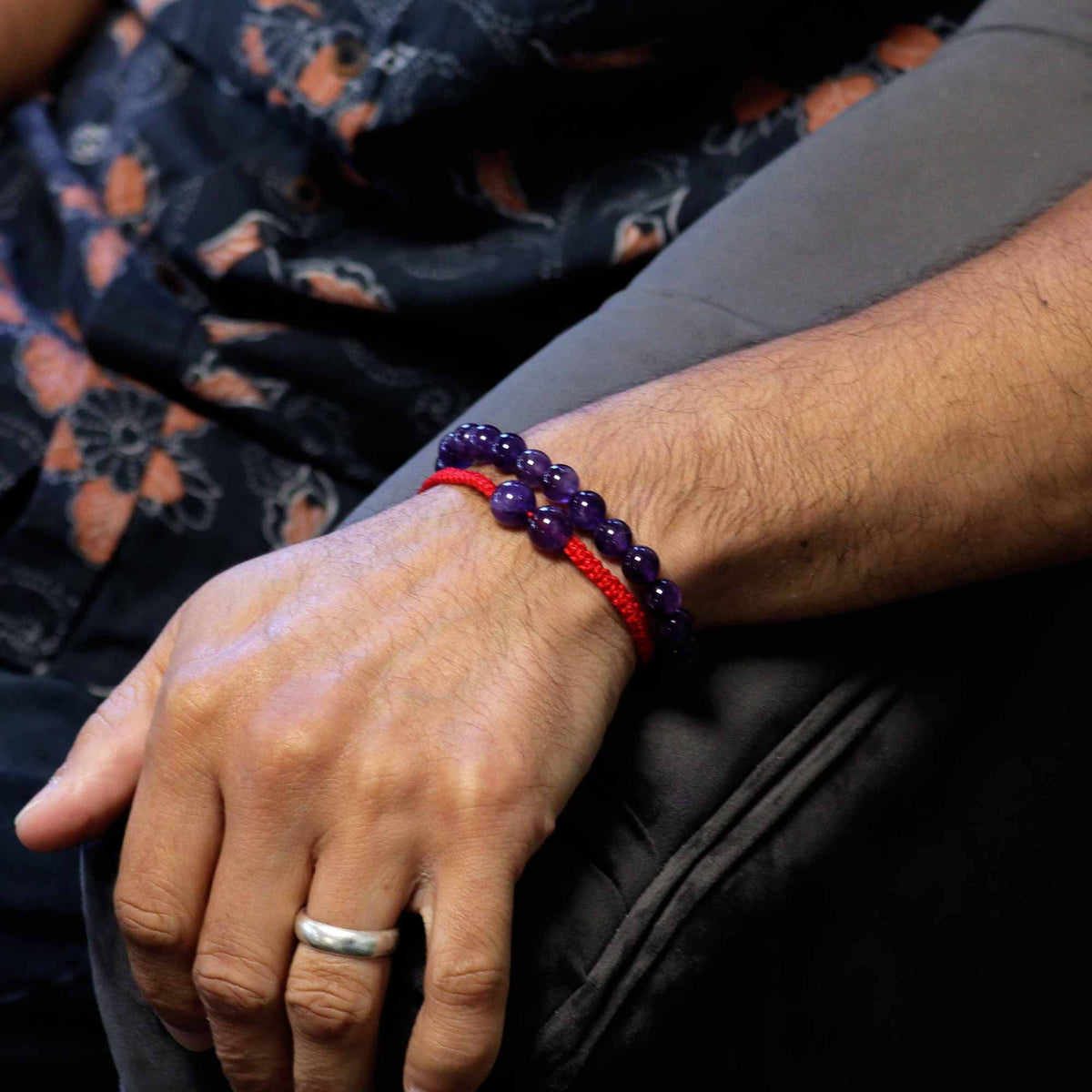 Doppel-Power-Armband Amethyst