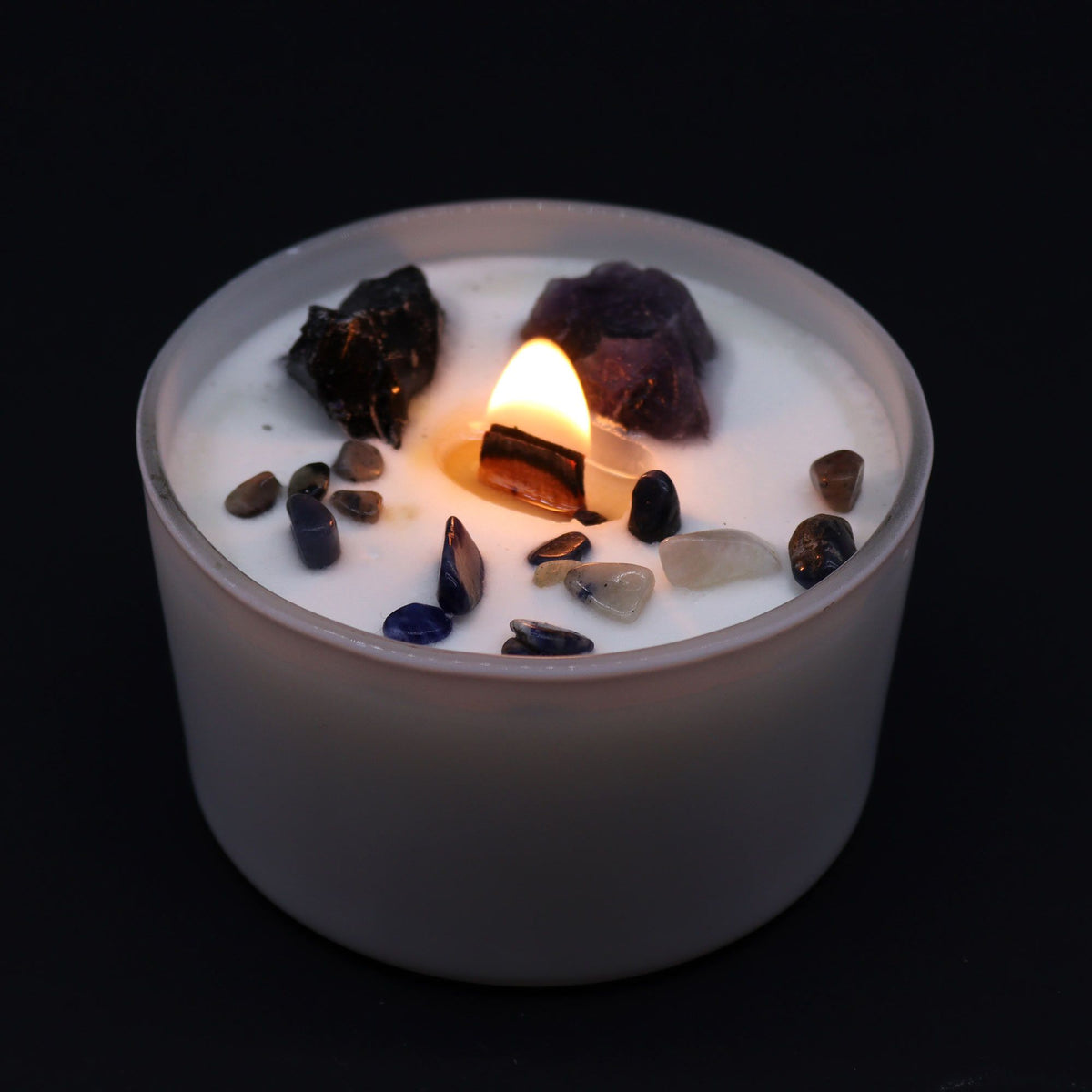 Chakra Kristallkerze – Solarplexus-Chakra