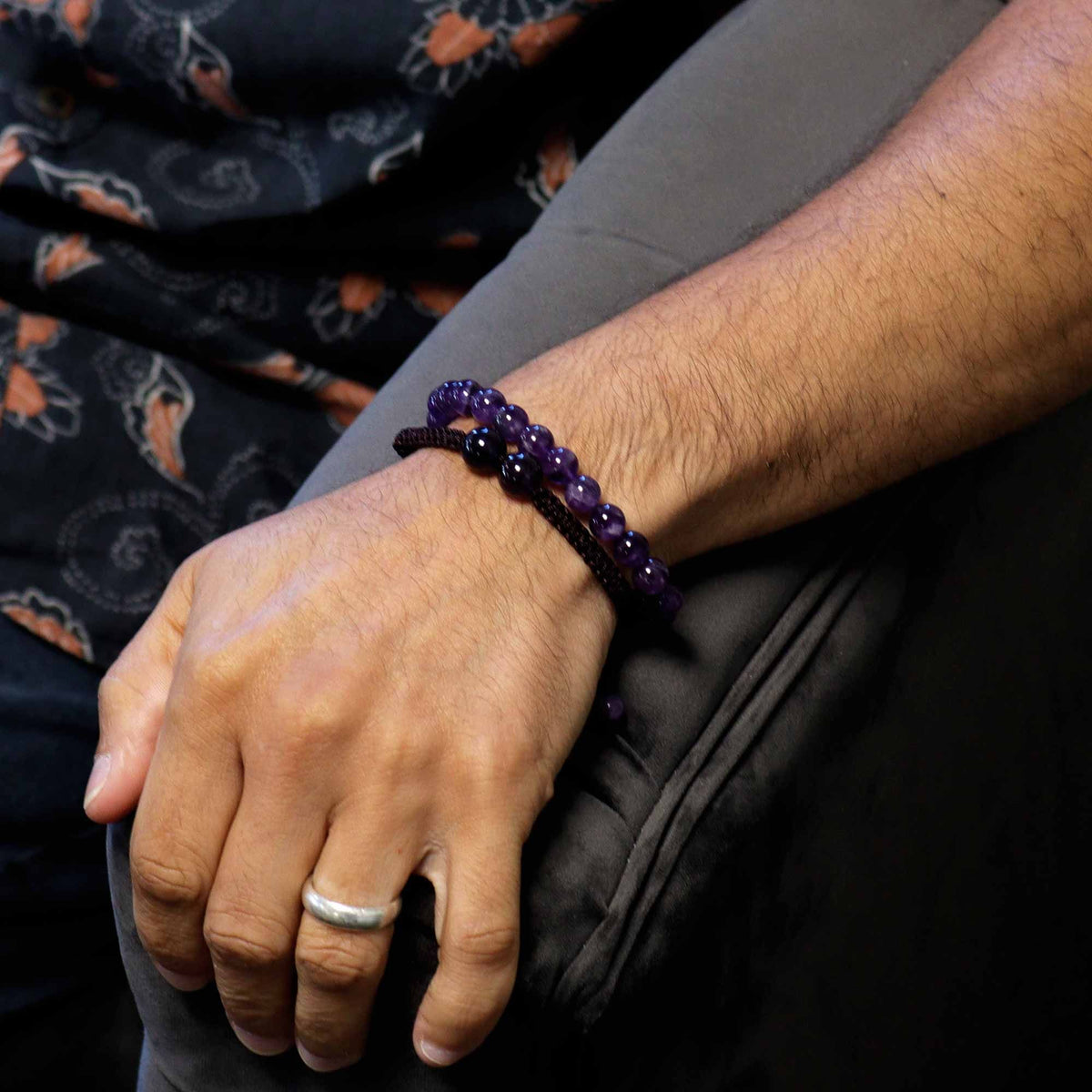 Doppel-Power-Armband Amethyst
